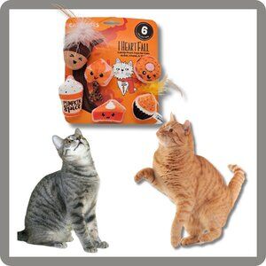 Halloween/Fall Cat Toys with Catnip